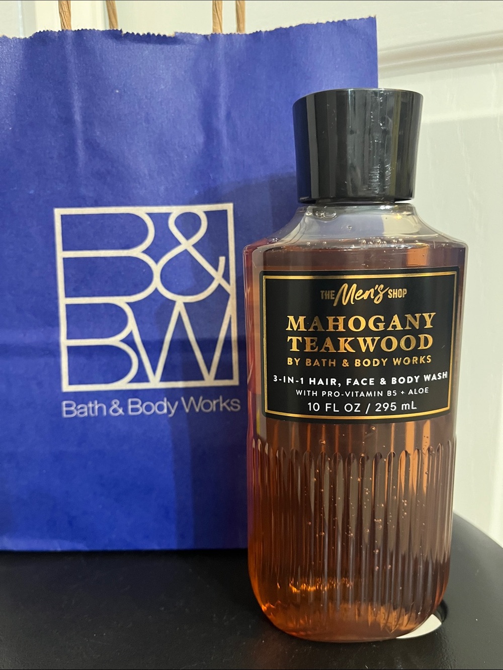 NEW BBW Mahogany Teakwood For Men 3-in-1 Hair, Face & Body Wash — 10 fl oz
